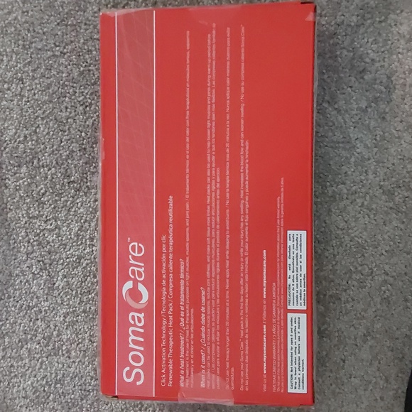 SomaCare Click Activation Tech Renewable Therapeutic Heat Pack - Neck & Shoulder - Picture 2 of 4